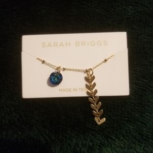 Sarah Briggs necklace with charms